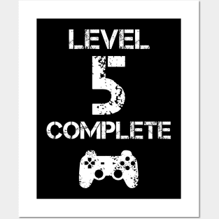 Level 5 Complete T-Shirt - Celebrate 5th Wedding - Gift Posters and Art